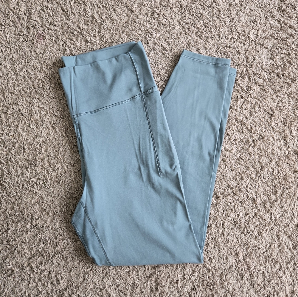 CALIA Women's Inspire High Rise 7/8 Legging Size XL Color Puya Green